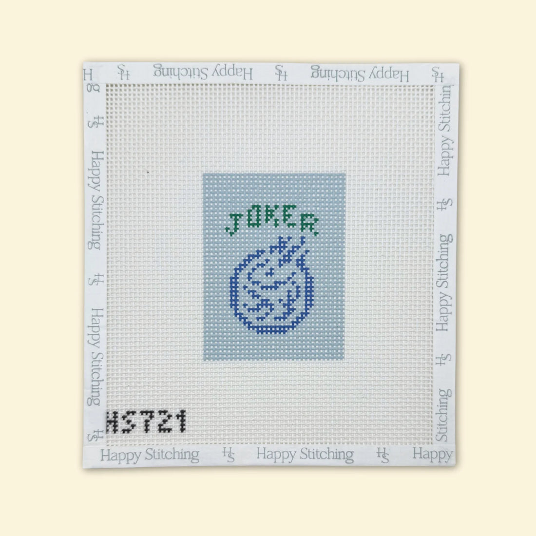 Mah Jong Joker Tile Luggage Tag Kit - Happy Stitching