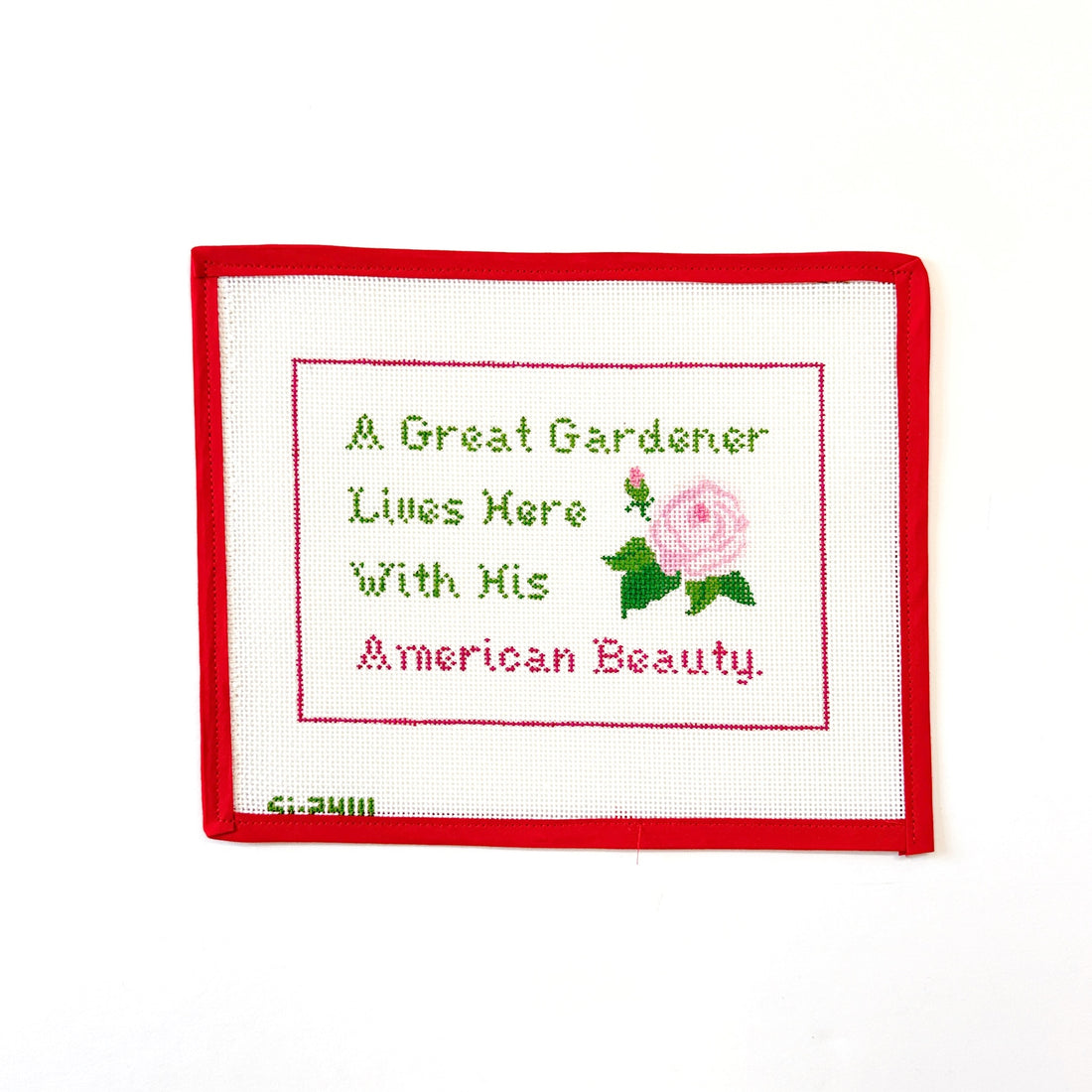 Great Gardener Lives HereThe CollectionCanvasThe Red Thread Atelier