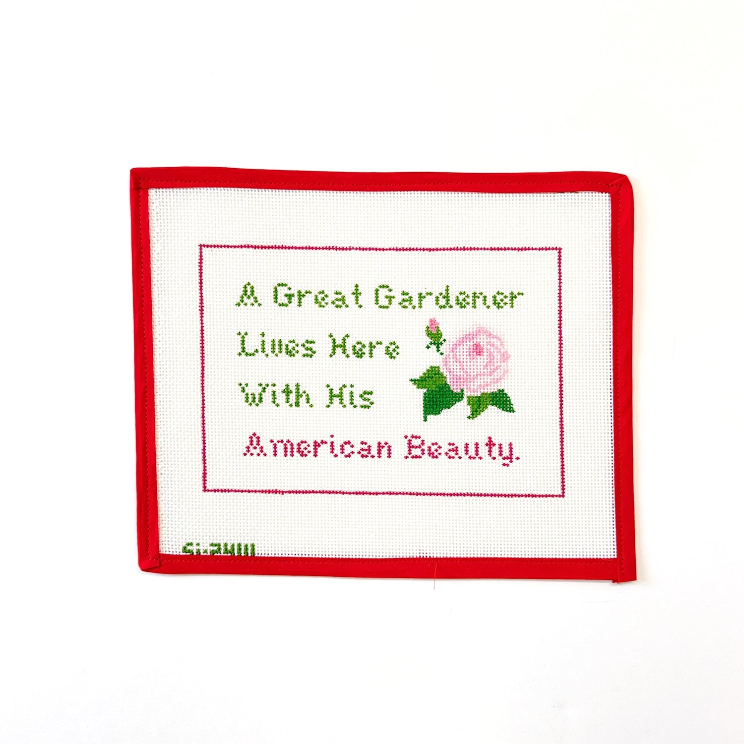 Great Gardener Lives HereThe CollectionCanvasThe Red Thread Atelier