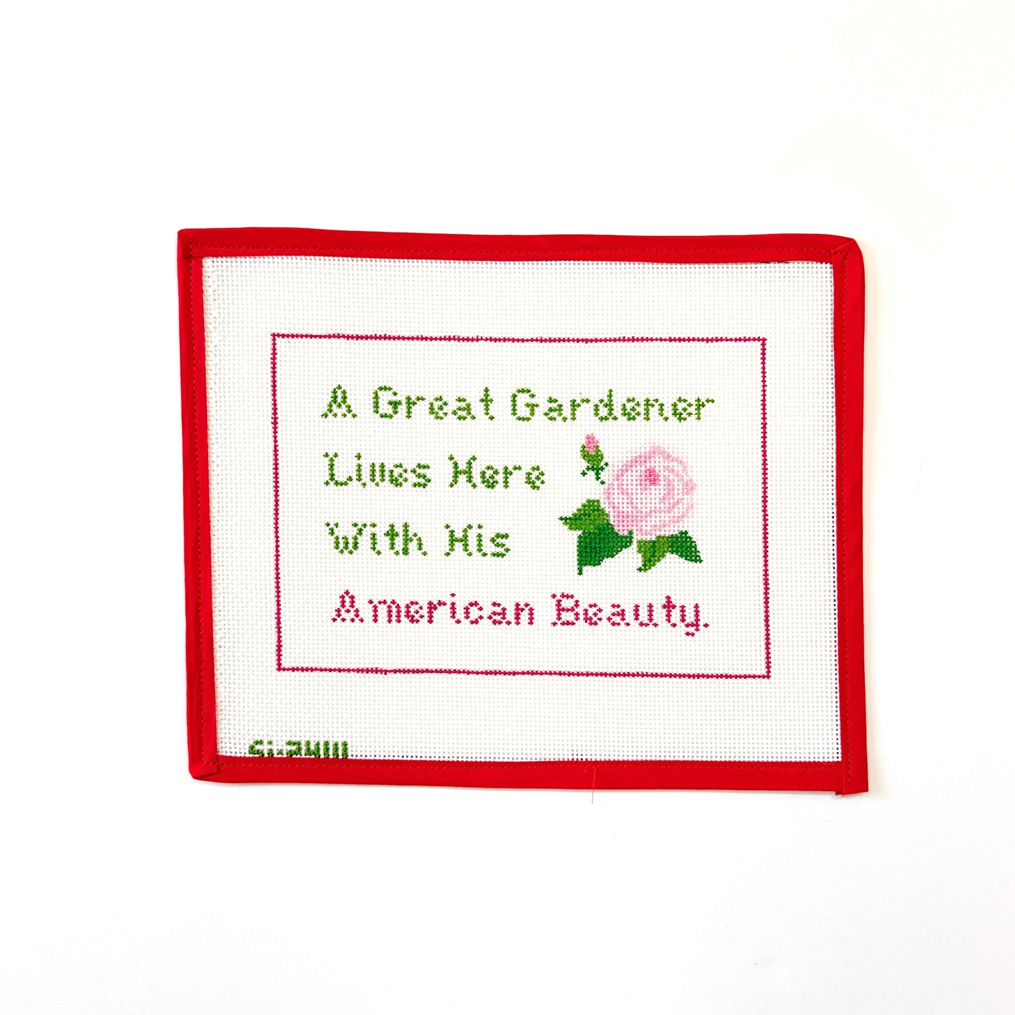 Great Gardener Lives HereThe CollectionCanvasThe Red Thread Atelier