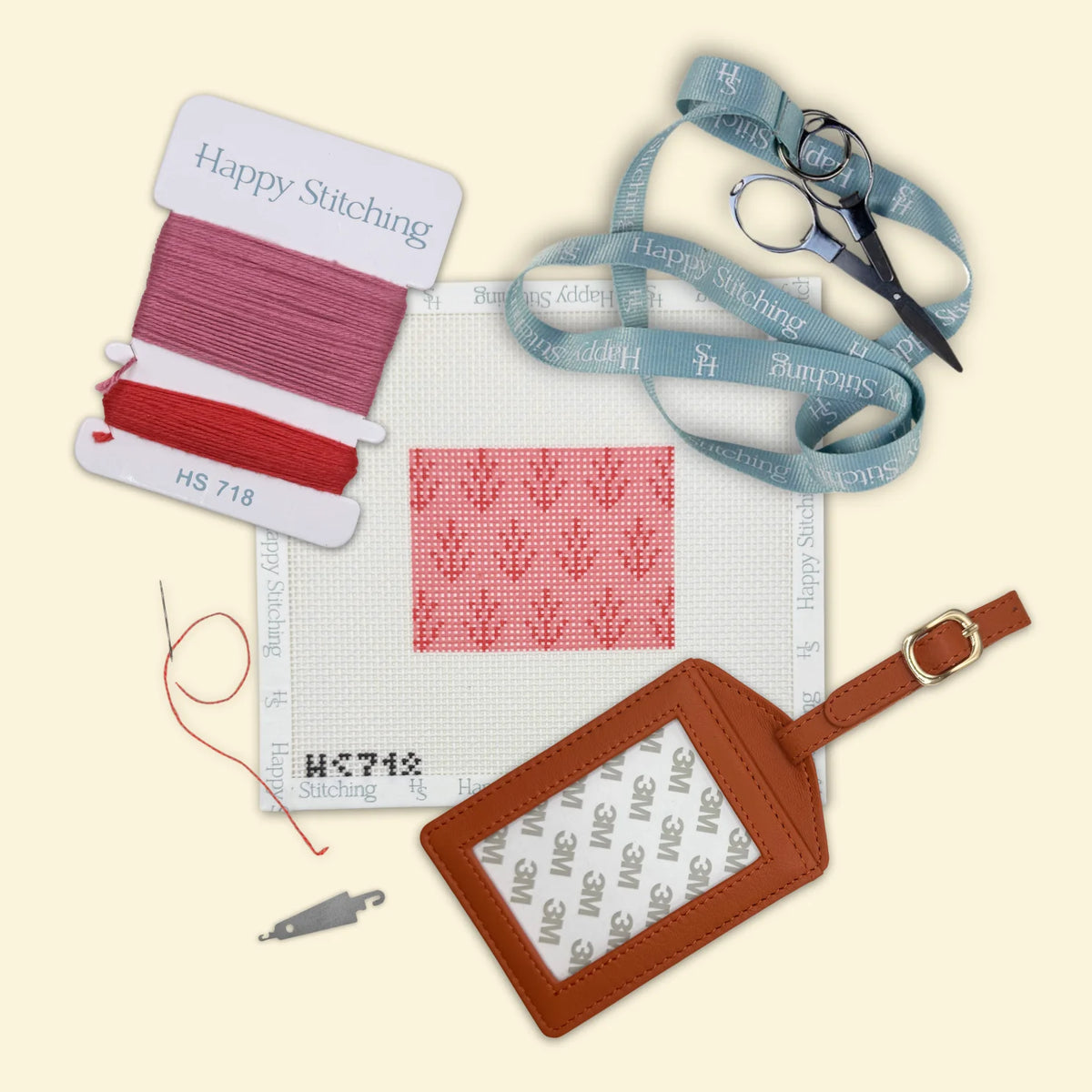 Reef Reverie Luggage Tag  Kit- Happy Stitching