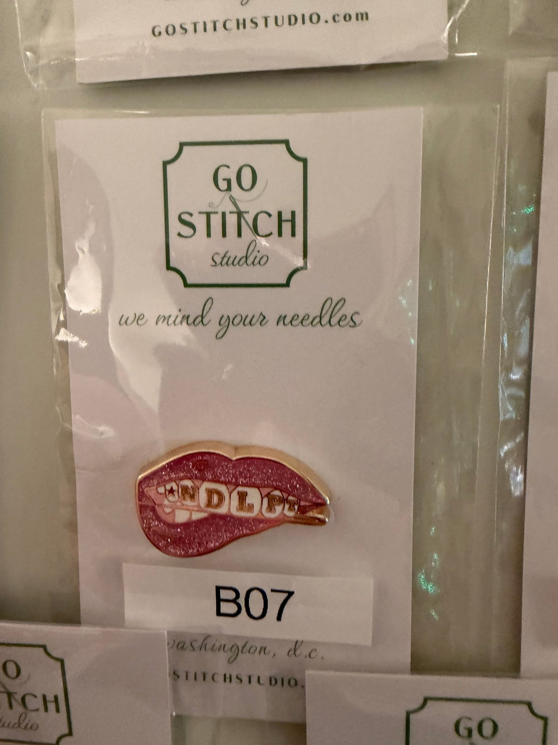NDLPT Lips NeedleminderGo Stitch StudioNeedleminderThe Red Thread Atelier