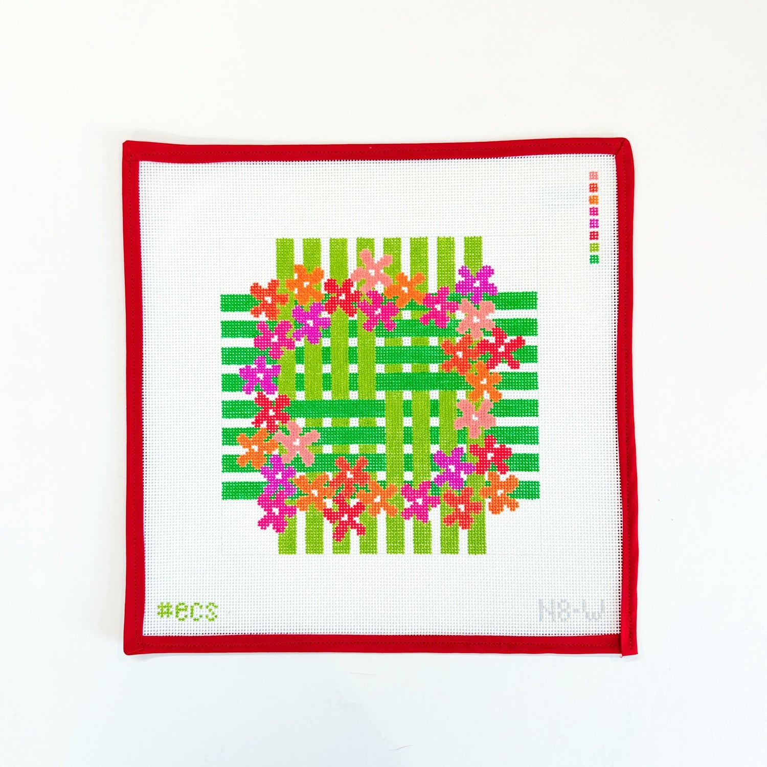 Woven Spring 8” SquareElizabeth Crane SwartzCanvasThe Red Thread Atelier