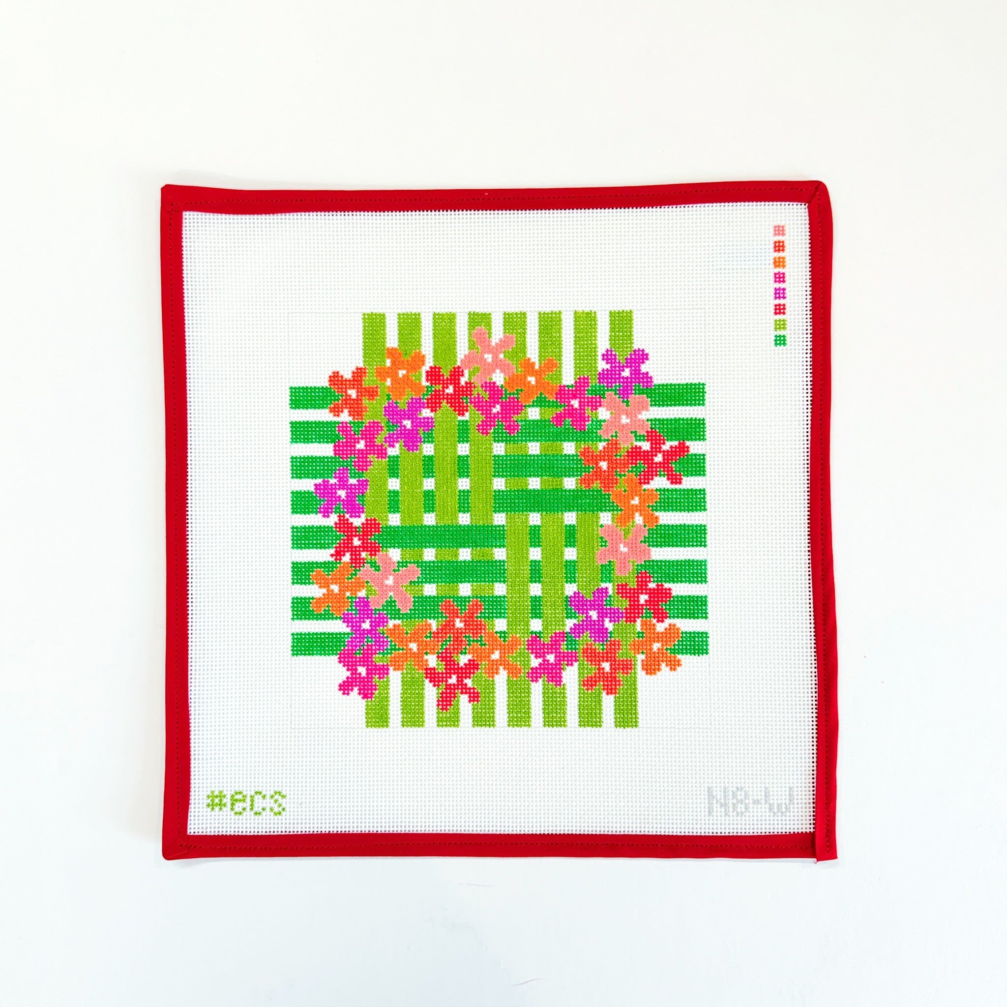 Woven Spring 8” SquareElizabeth Crane SwartzCanvasThe Red Thread Atelier