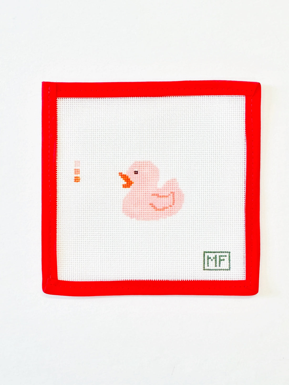 Pink Rubber DuckyMF NeedlepointThe Red Thread Atelier