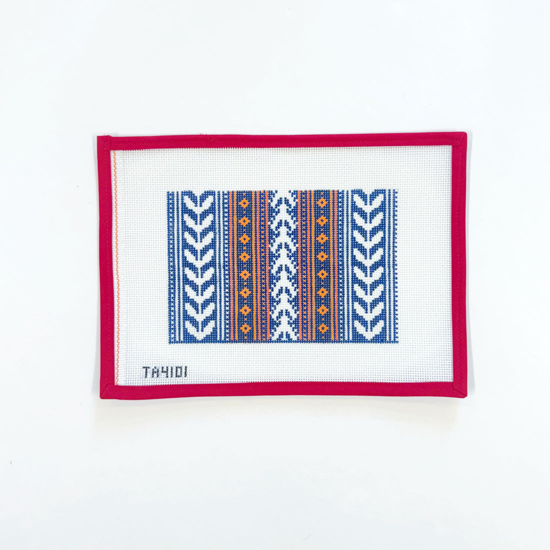 Blue &amp; Orange Clutch