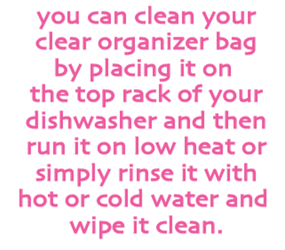 Sacculus Organizer Bag (3/4 gallon size): Dubble bubble (lt pink and white)