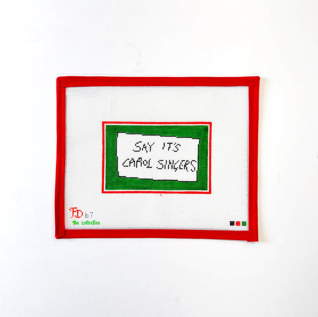 Say It’s Carol Singers SignThe CollectionCanvasThe Red Thread Atelier