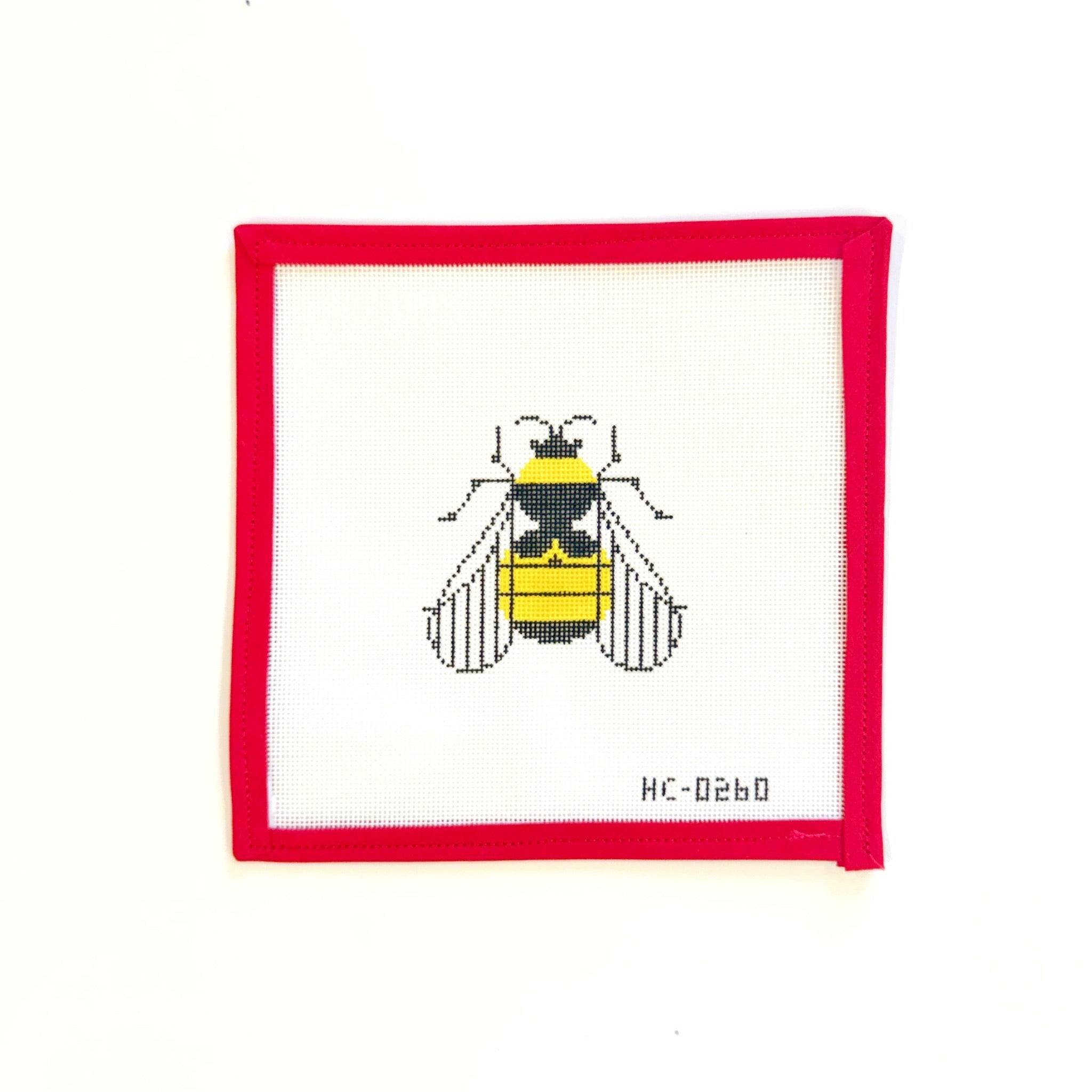 Bee OrnamentMeredith CollectionCanvasThe Red Thread Atelier