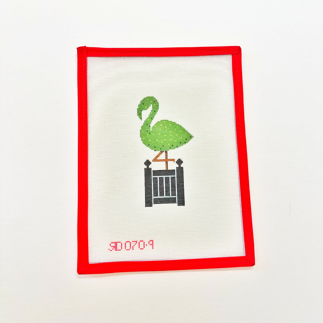 Flamingo TopiaryRachel DonleyCanvasThe Red Thread Atelier