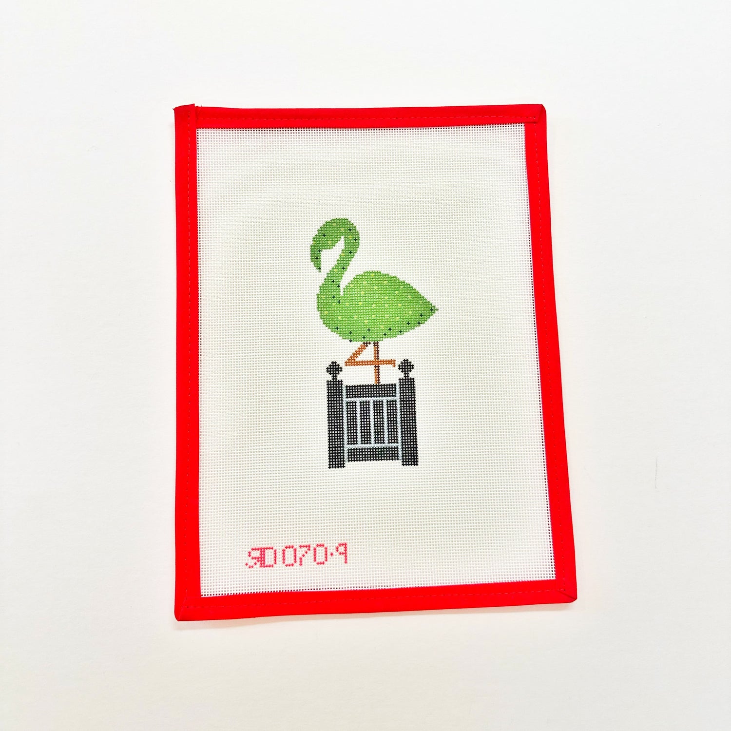 Flamingo TopiaryRachel DonleyCanvasThe Red Thread Atelier