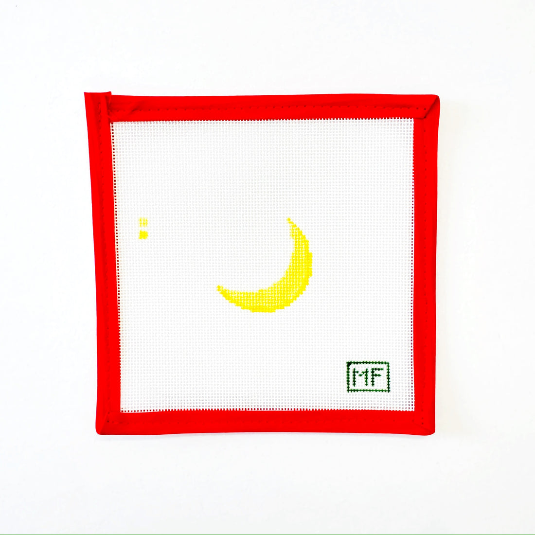 Mini Crescent MoonMF NeedlepointCanvasThe Red Thread Atelier