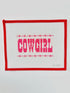 Cowgirl RectangleRaymond CrawfordCanvasThe Red Thread Atelier