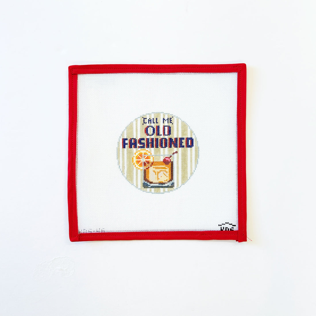 Happier Hour - Old FashionedGingham StitcheryCanvasThe Red Thread Atelier