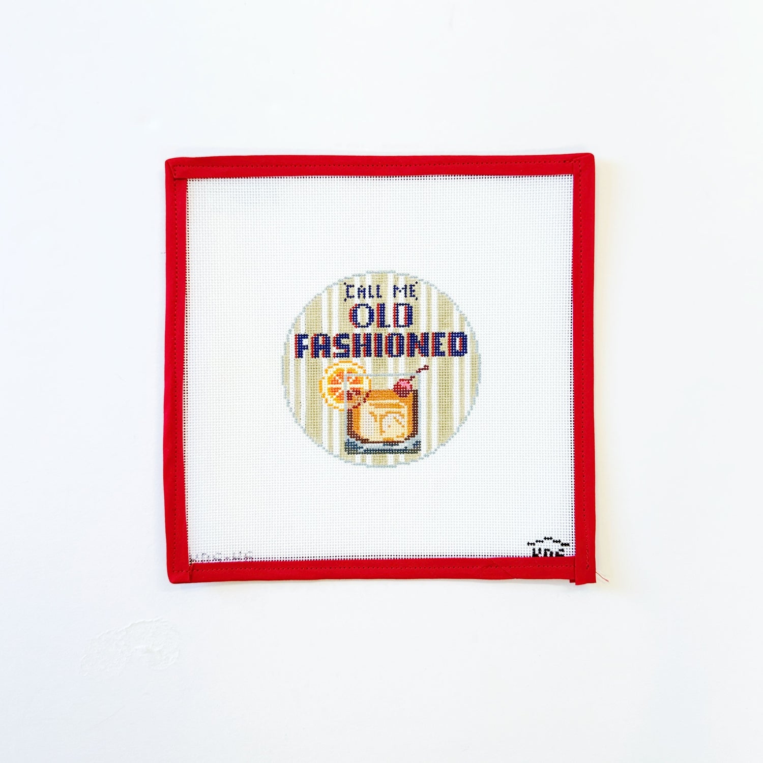 Happier Hour - Old FashionedGingham StitcheryCanvasThe Red Thread Atelier