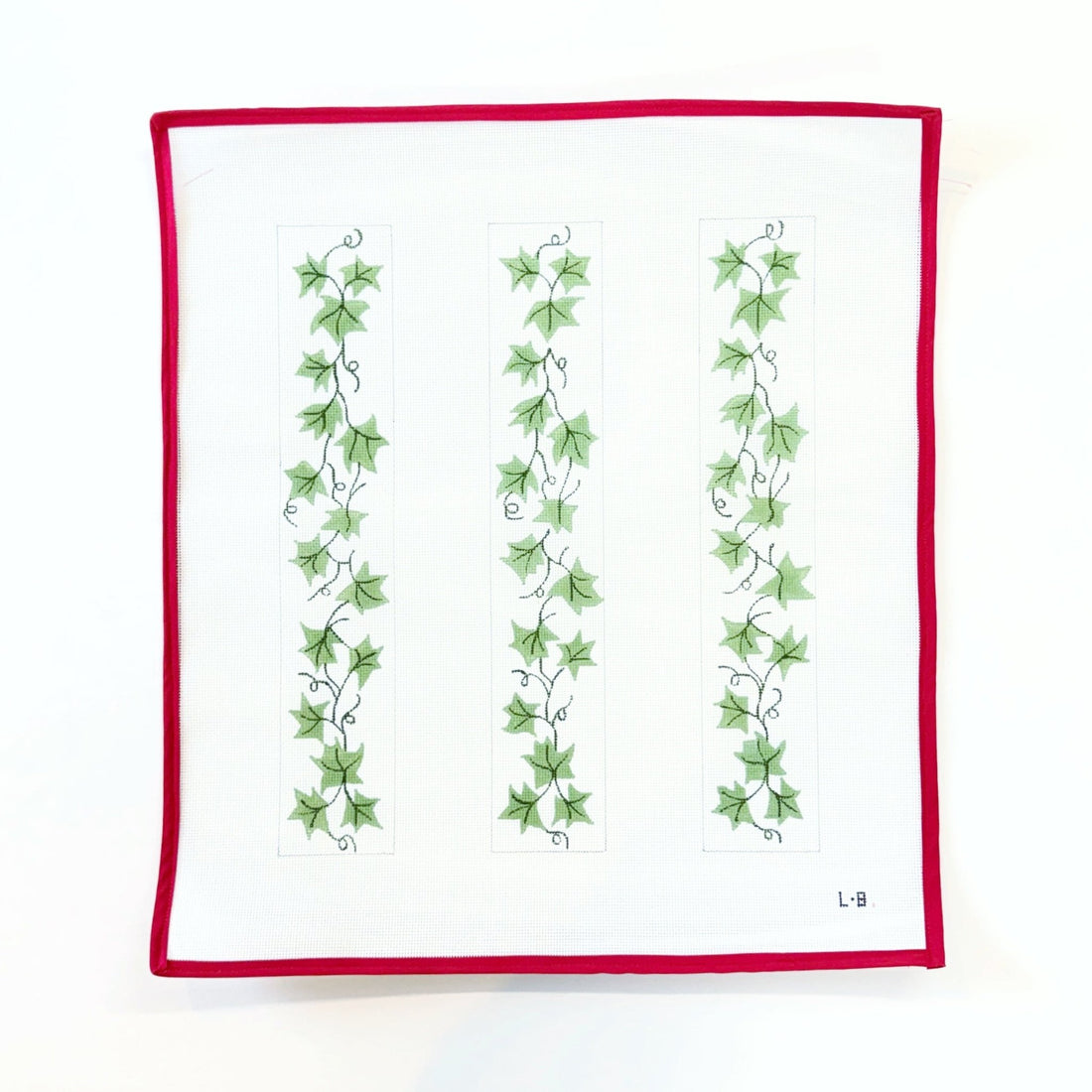 Ivy Luggage Straps Needlepoint Canvas