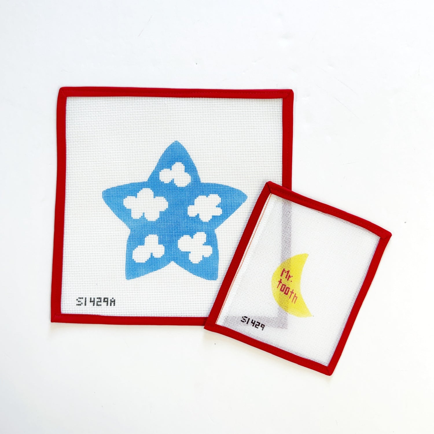 Blue Star Toothfairy PillowKCNCanvasThe Red Thread Atelier