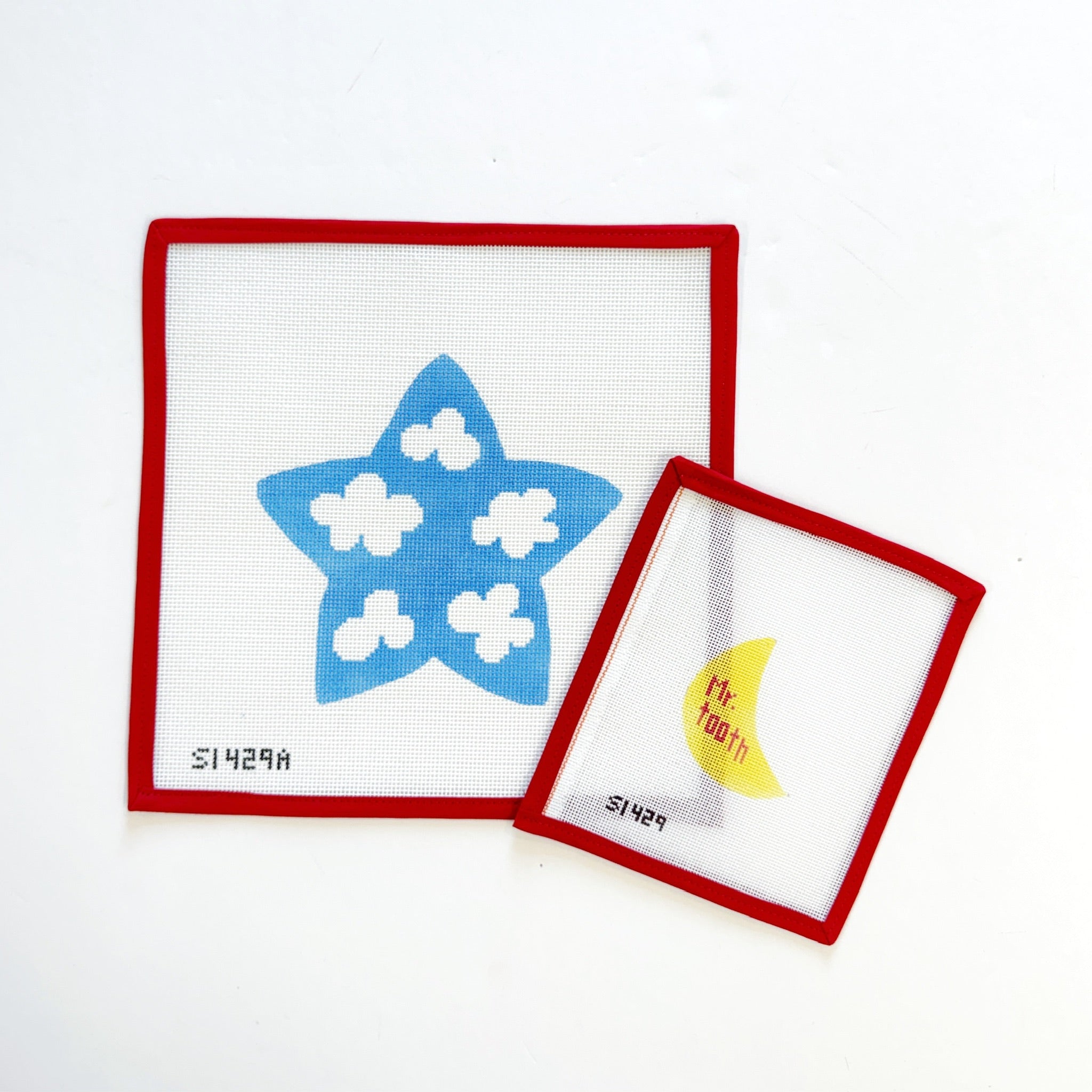 Blue Star Toothfairy PillowKCNCanvasThe Red Thread Atelier