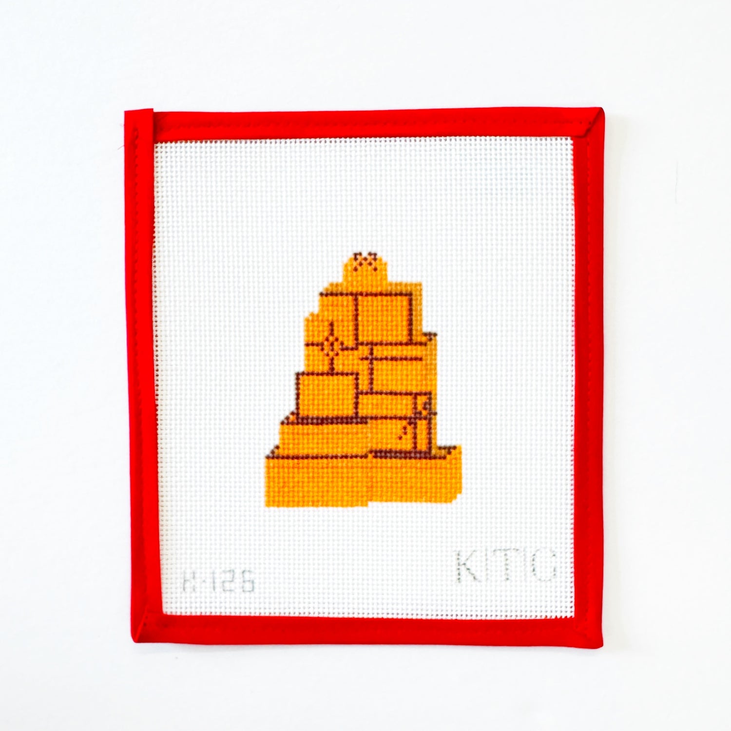 Orange Gifts TreeKTGCanvasThe Red Thread Atelier