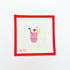 Azalea Cocktail CoasterRachel DonleyCanvasThe Red Thread Atelier