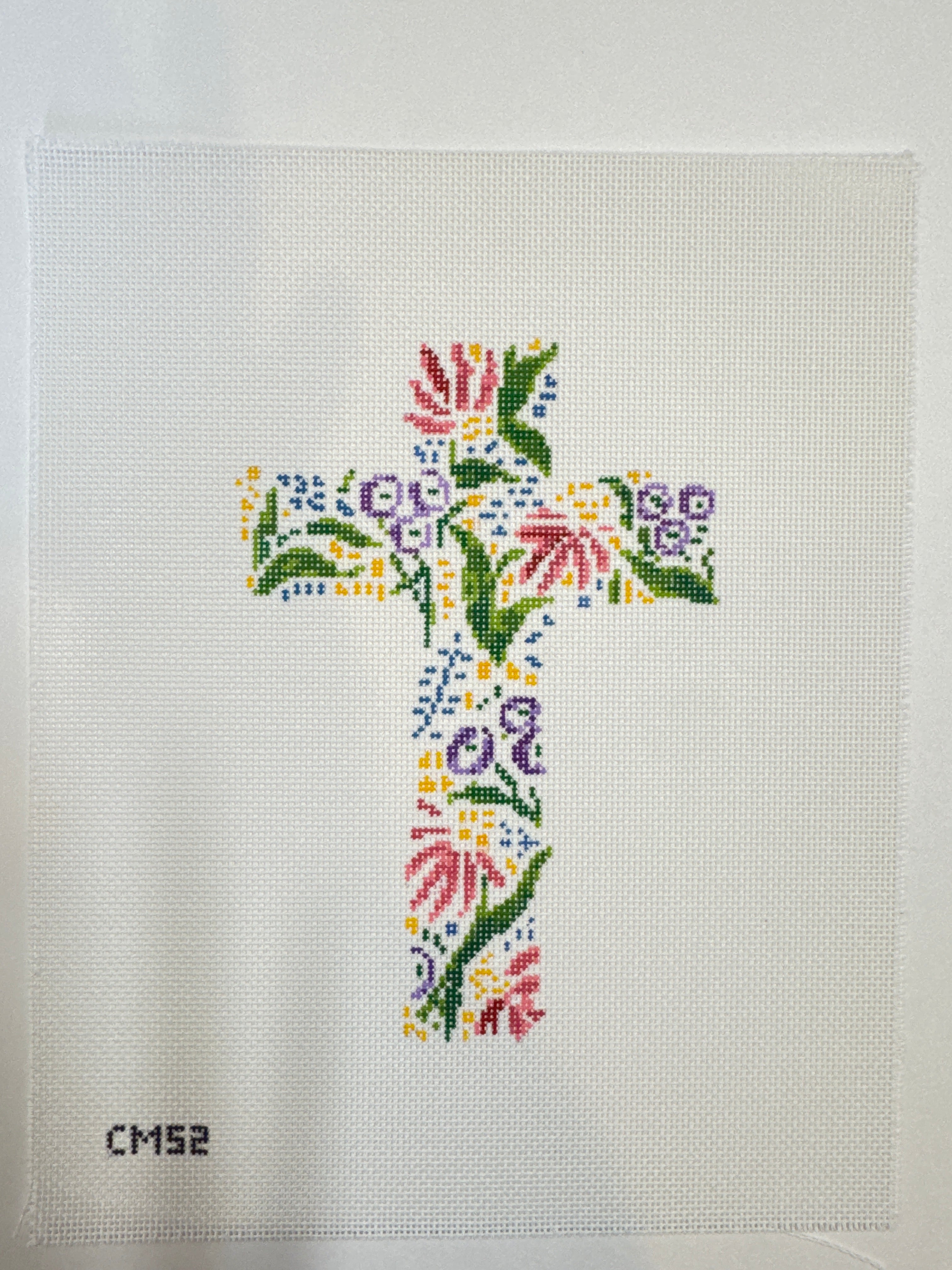 CM52 Multi-Color Flowers Cross