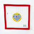 Heart Flag Round - GreeceMF NeedlepointCanvasThe Red Thread Atelier