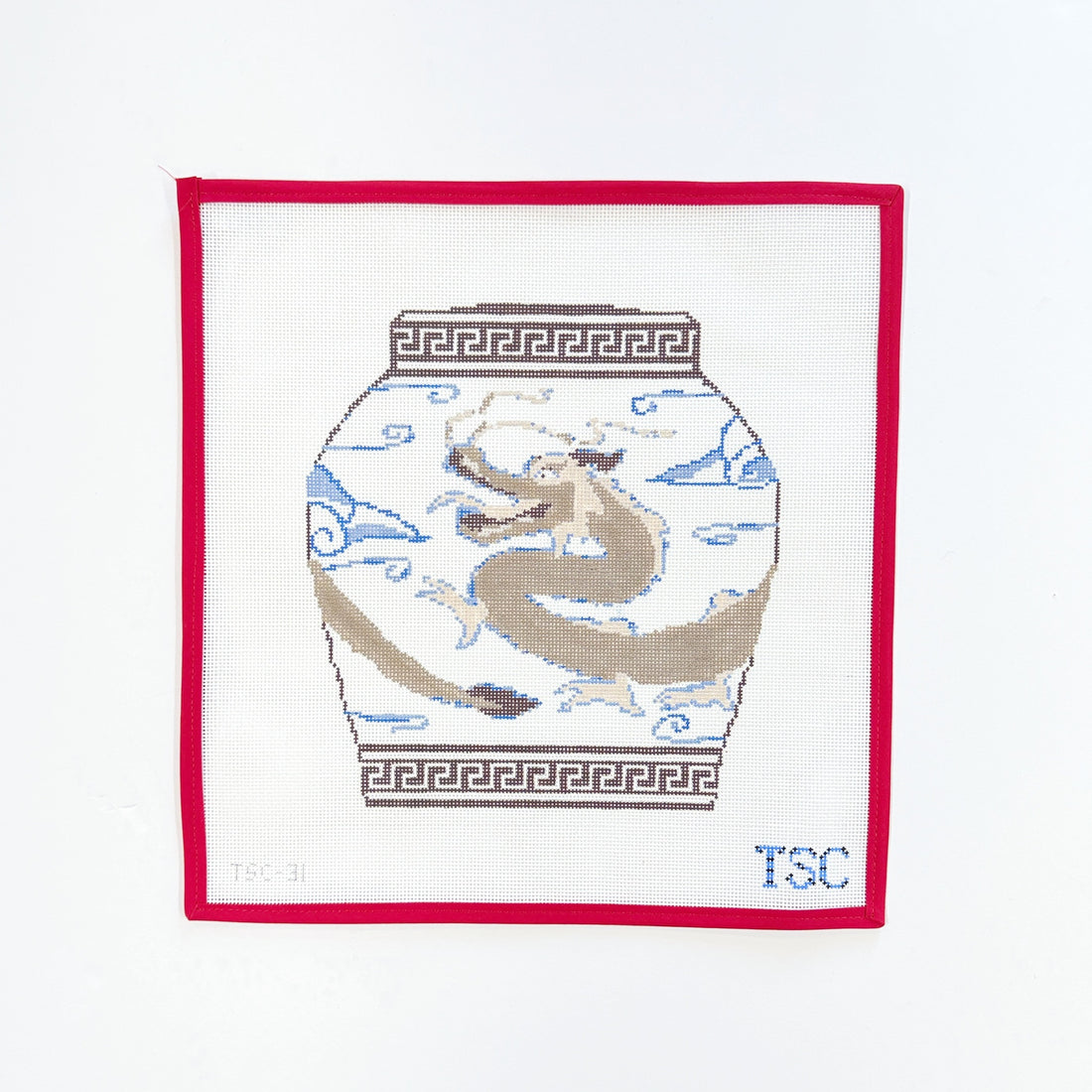 Dragon Ginger JarGingham StitcheryThe Red Thread Atelier