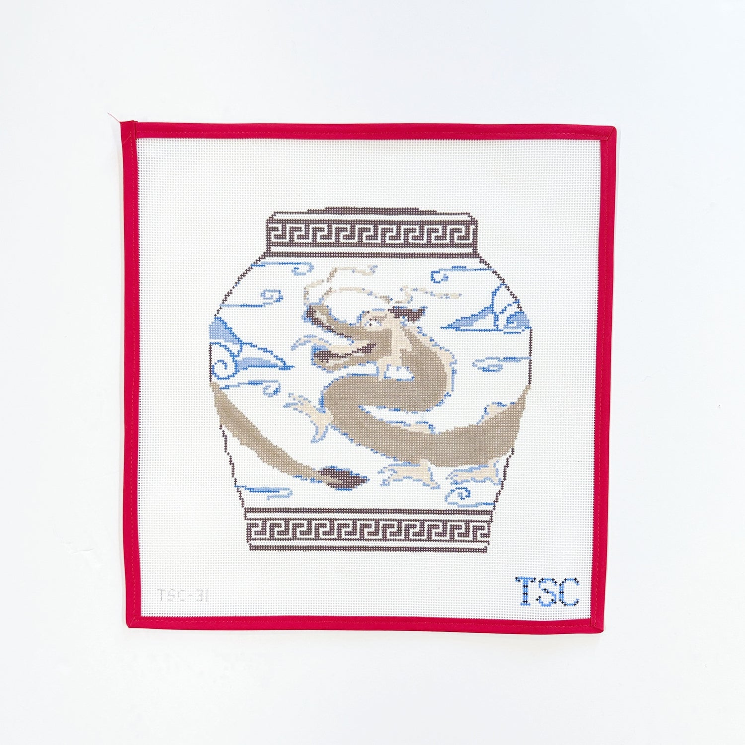 Dragon Ginger JarGingham StitcheryThe Red Thread Atelier