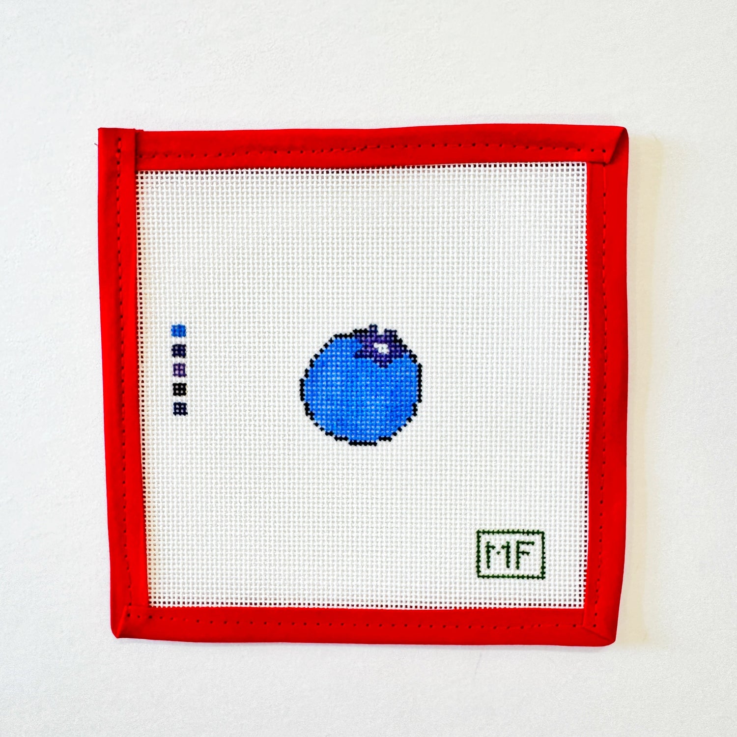 Mini BlueberryMF NeedlepointCanvasThe Red Thread Atelier