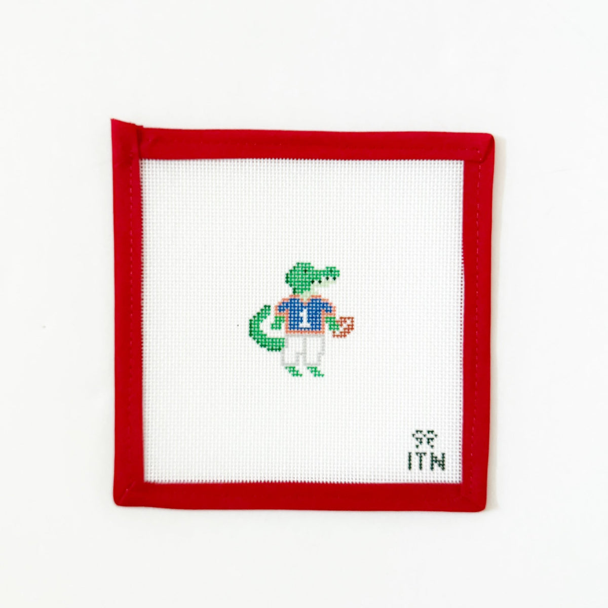 Football Friends - FL GatorIvy Thread NeedlepointCanvasThe Red Thread Atelier