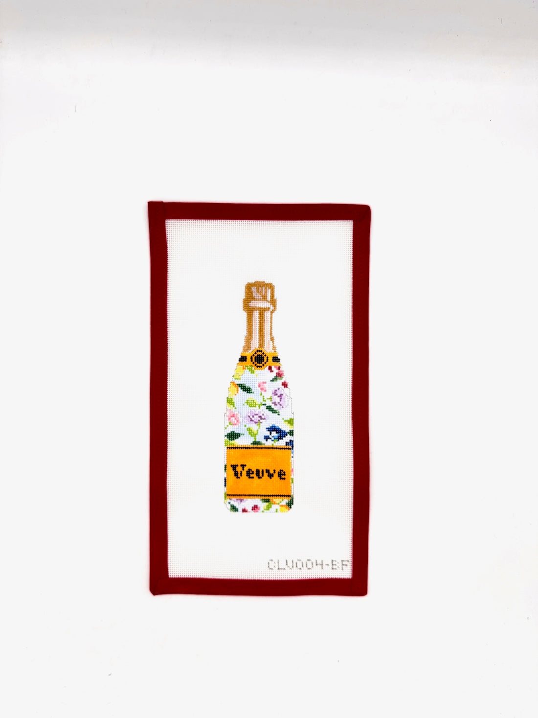 Veuve Bottle - Blue Floral