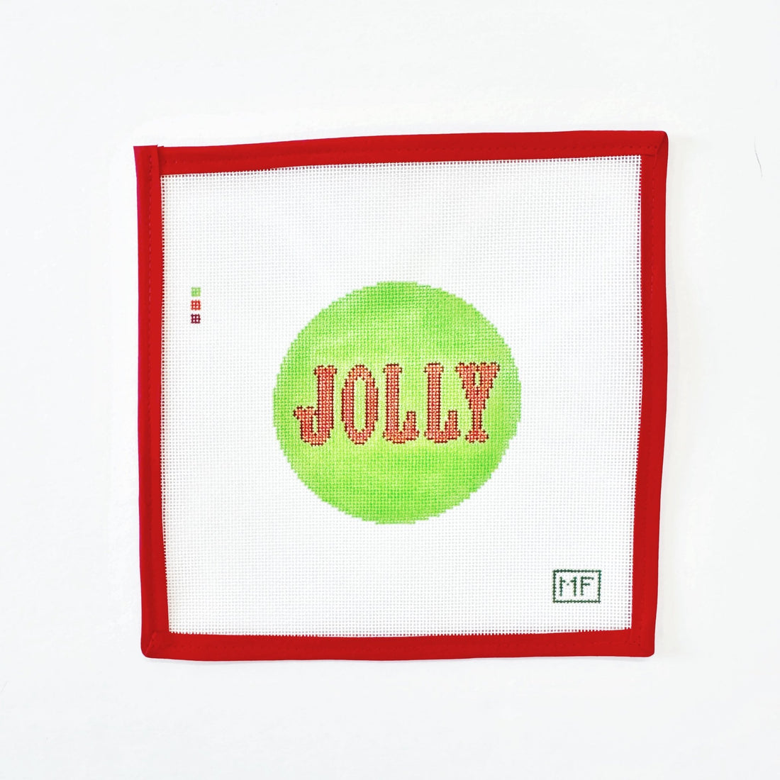 Jolly RoundMF NeedlepointCanvasThe Red Thread Atelier