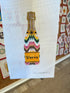 CLV004-FS Champagne Bottle - Flame StitchCate La VieCanvasThe Red Thread Atelier