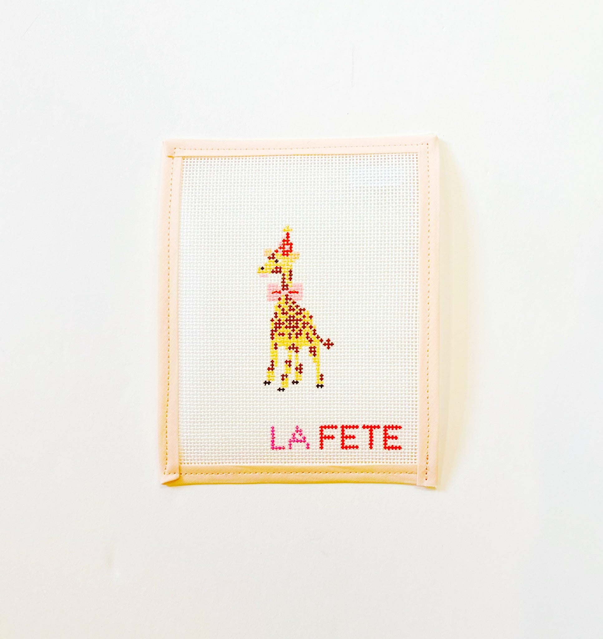 Party GiraffeLa FeteCanvasThe Red Thread Atelier