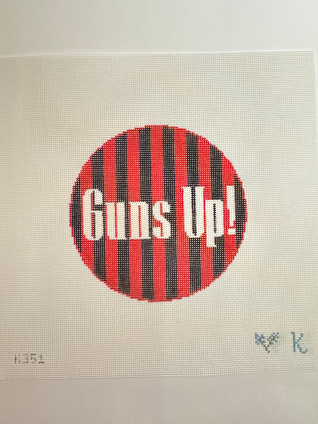 K351 College Chant - Guns Up Ornament