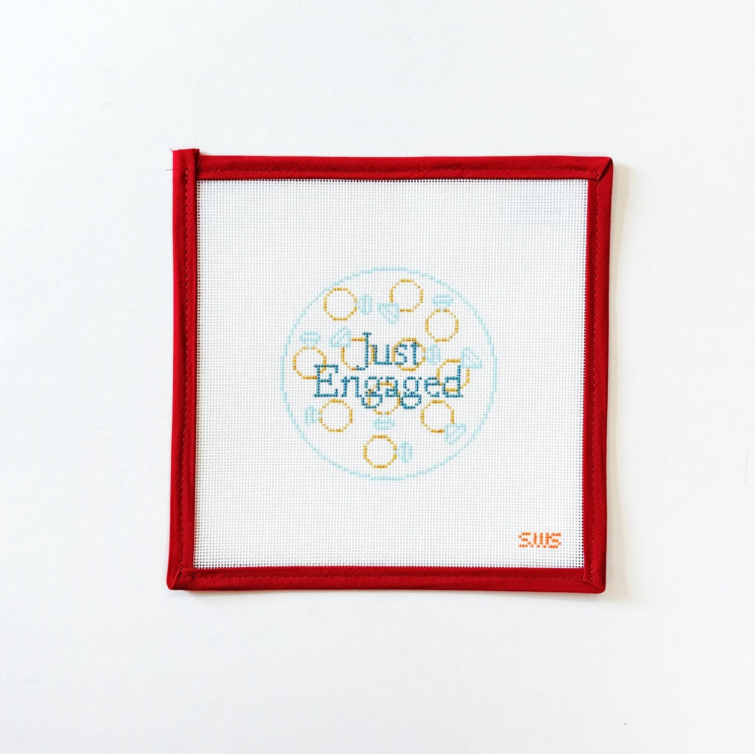 Just Engaged RoundStitching with StaceyCanvasThe Red Thread Atelier