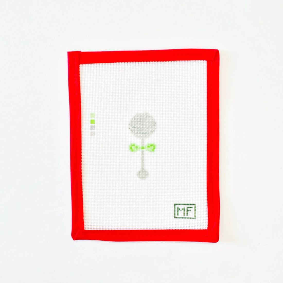 Baby RattleMF NeedlepointThe Red Thread Atelier