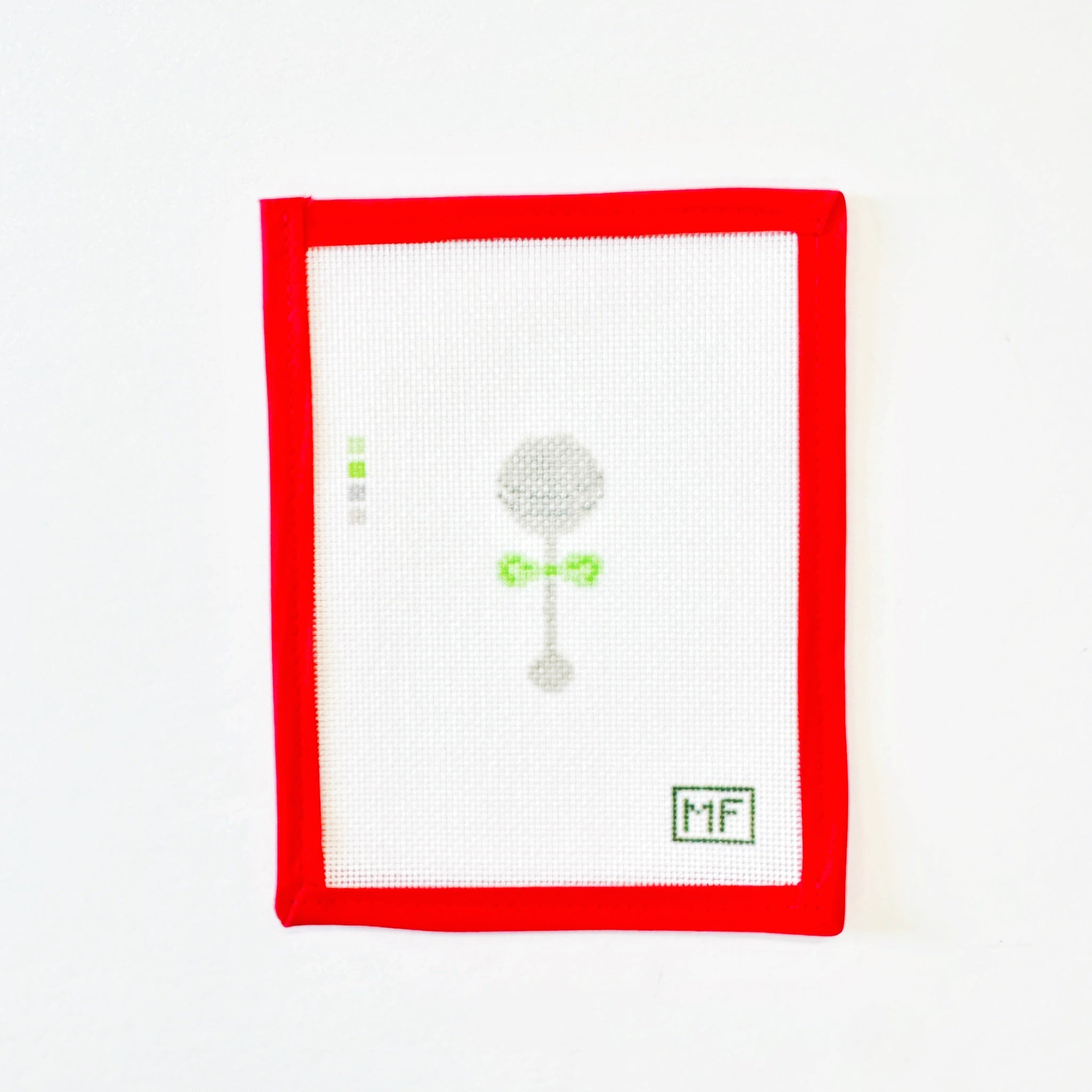 Baby RattleMF NeedlepointThe Red Thread Atelier