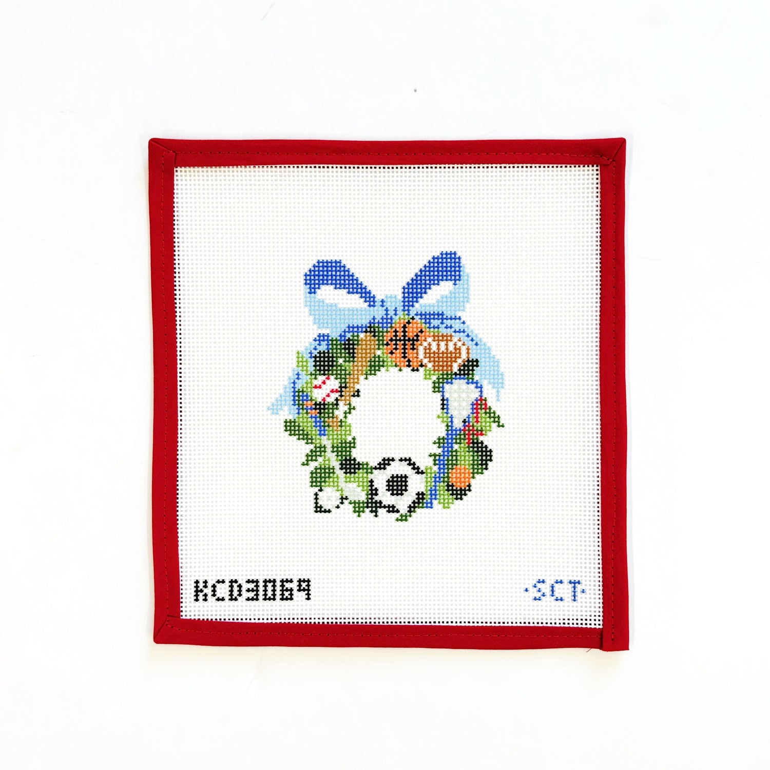 All Sports WreathKCNCanvasThe Red Thread Atelier