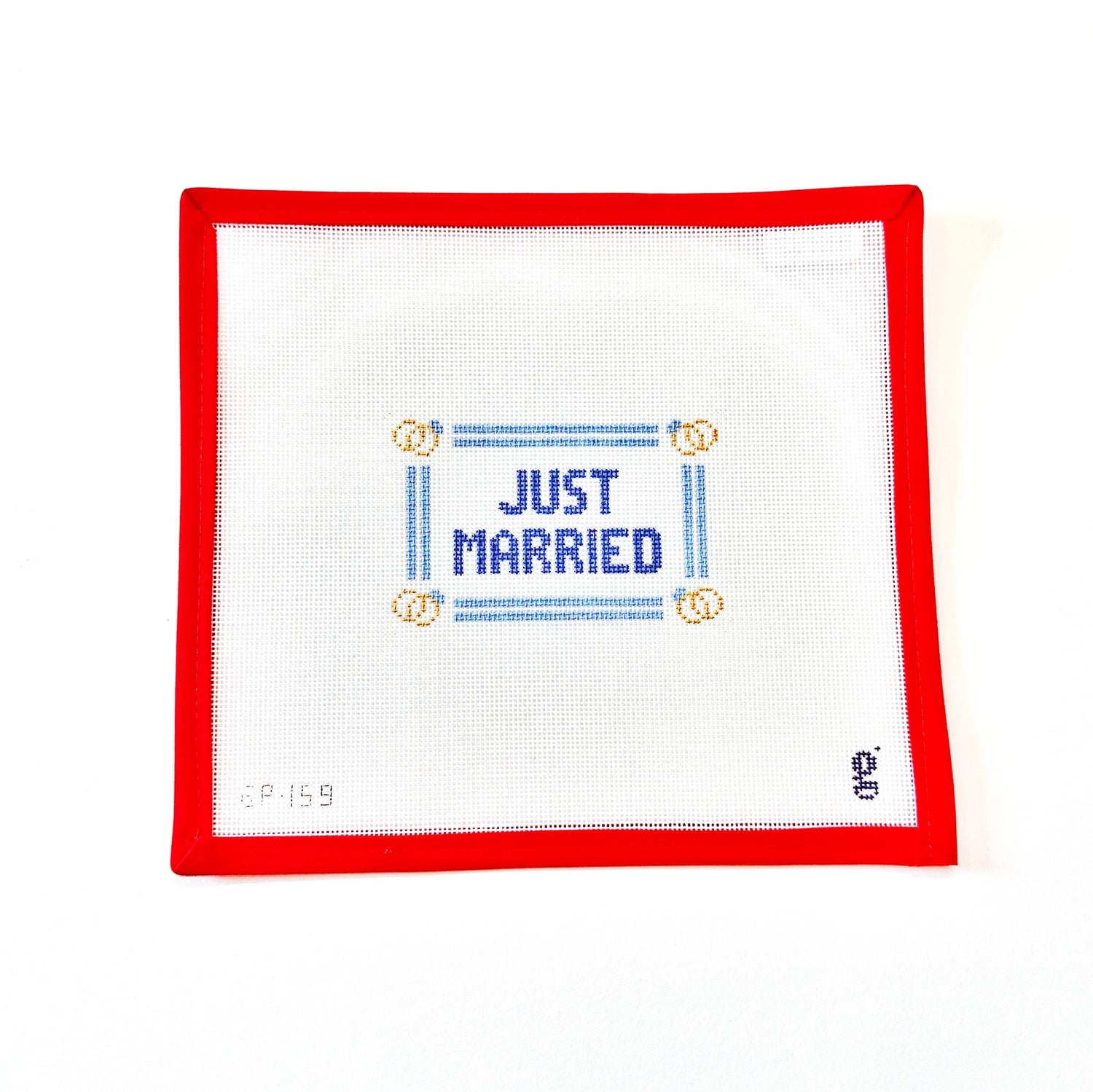 Just Married Mini SignGoodpointCanvasThe Red Thread Atelier