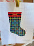 CLV013-T Mini Stocking - TartanCate La VieCanvasThe Red Thread Atelier