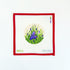 Iris Floral RoundElizabeth Crane SwartzCanvasThe Red Thread Atelier