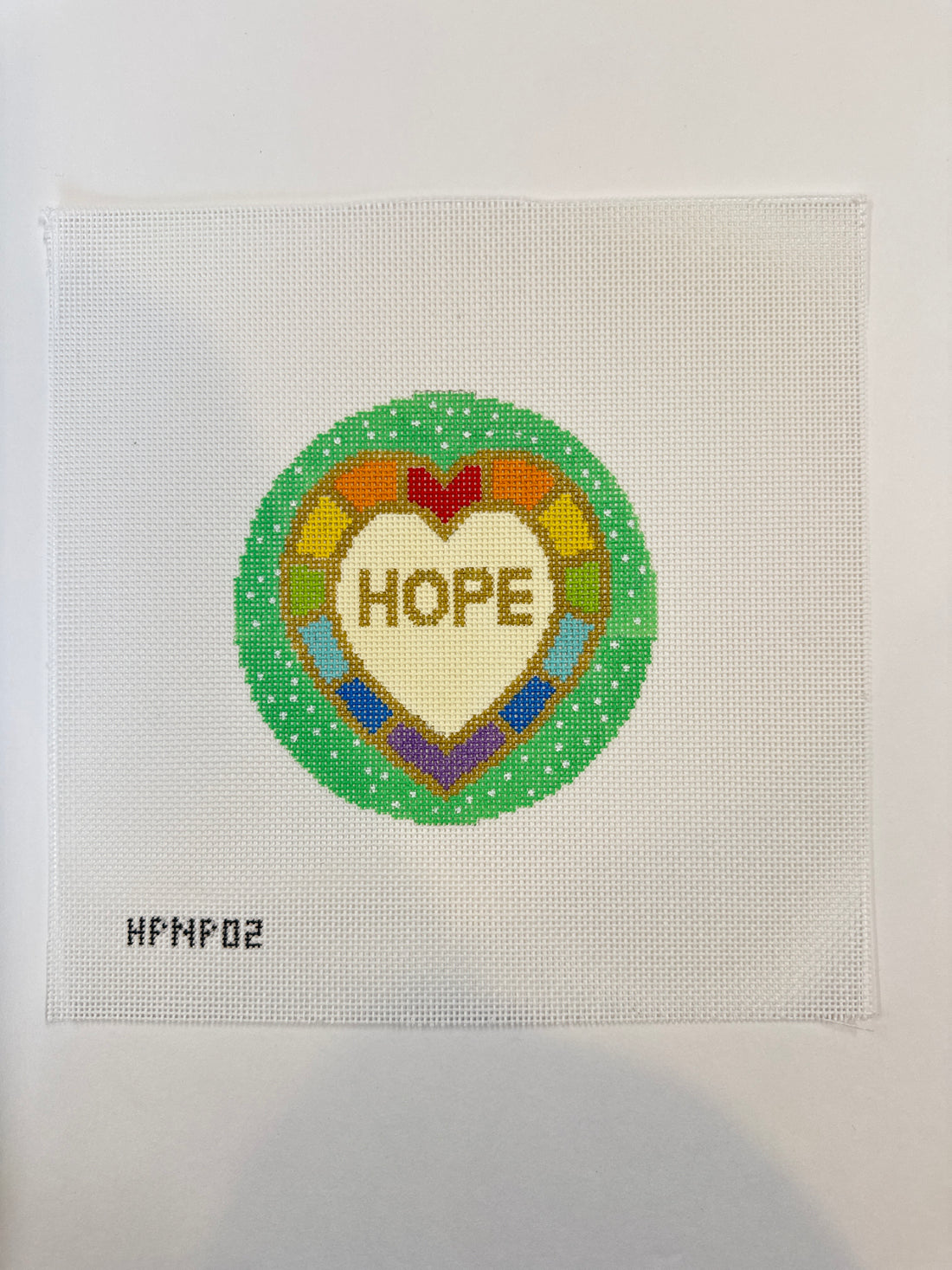 HPNP02 Hope Rainbow Heart