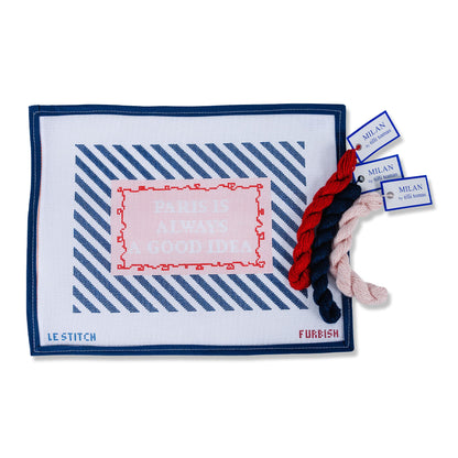 Furbish x Le Stitch - Paris is Always a Good IdeaLe StitchCanvasThe Red Thread Atelier