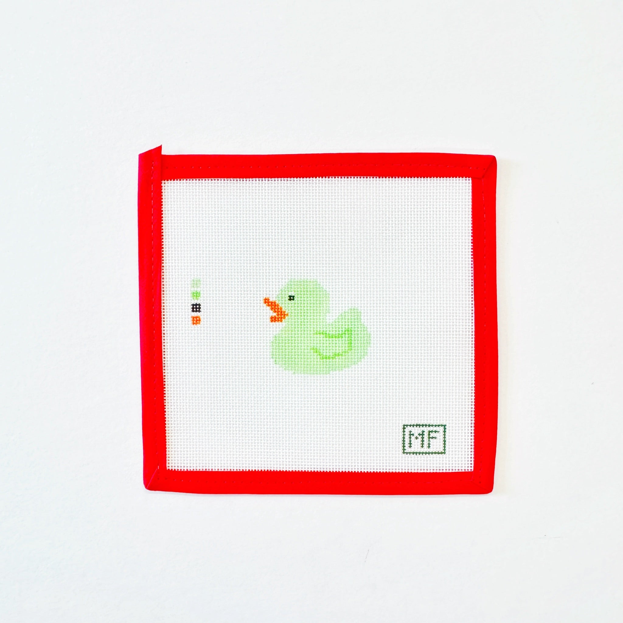 Green Rubber DuckyMF NeedlepointThe Red Thread Atelier