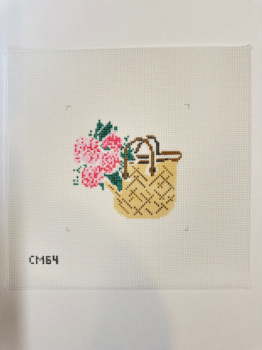 CM64 Pink hydrangea basket