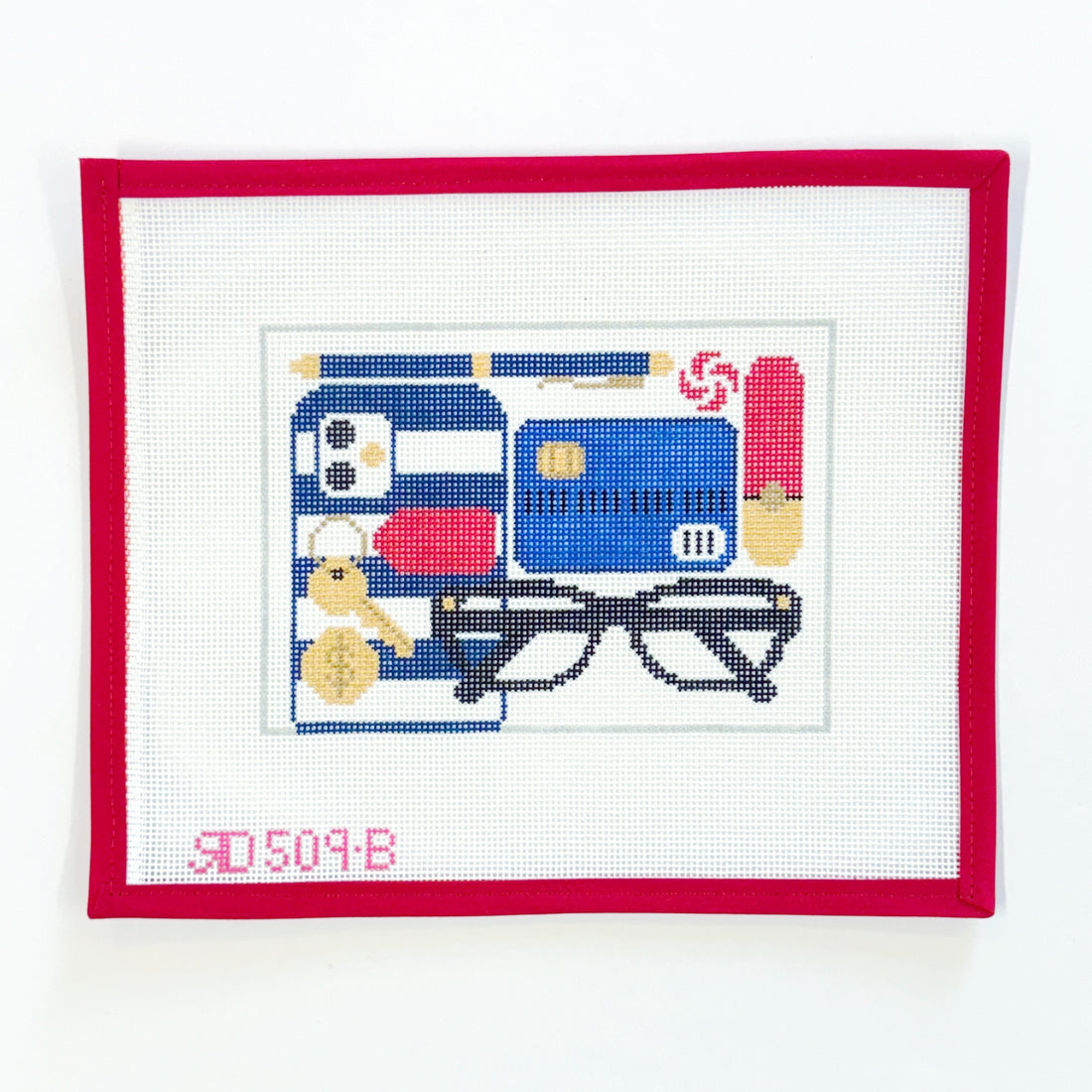 Clutch Valet Tray - Navy Stripe