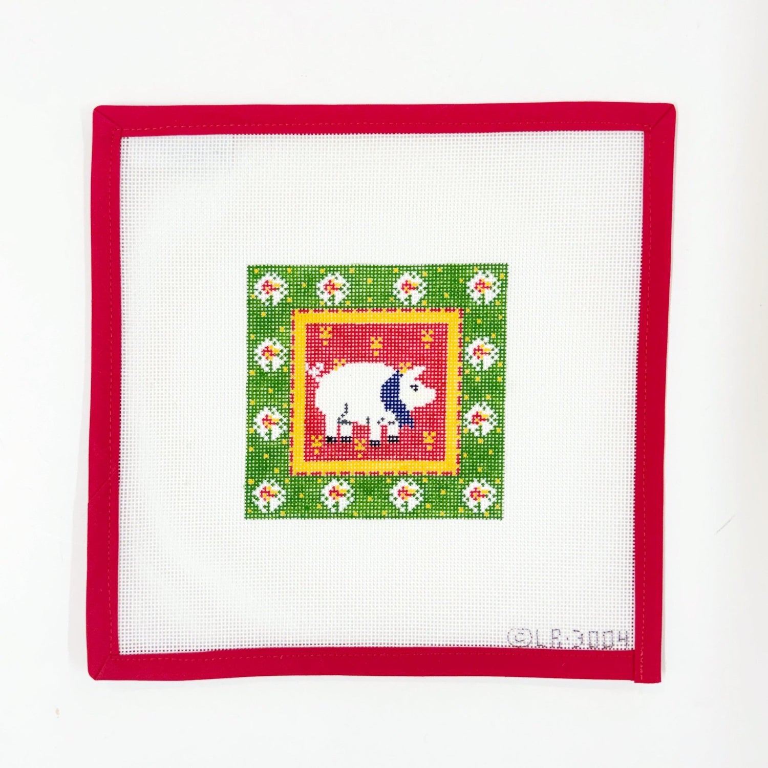 Le Cochon coasterCooper Oaks DesignsCanvasThe Red Thread Atelier