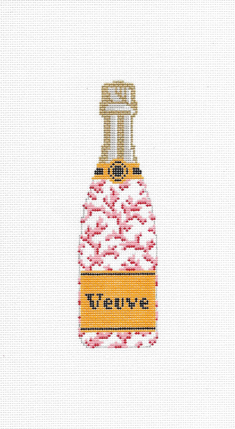 CLV004-CO Champagne Bottle - Coral