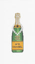 CLV004-N5 Champagne Bottle - CC No. 5Cate La VieCanvasThe Red Thread Atelier